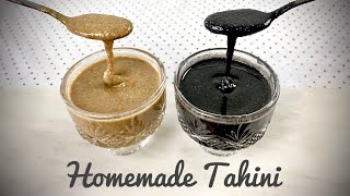 Easy Homemade Tahini Recipe Using a Blender [upl. by Refynnej]