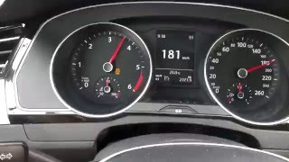 Vw Passat B8 20 TDI dsg 150 PS 0200 kmh launch control [upl. by Elehcor]