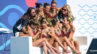 Nuoto sincronizzato  Europei Belgrado 2024  Squadra Tecnica Italia [upl. by Loss]