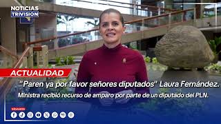 Laura Fernández y otros jerarcas se llevaron la sopresa de que el diputado Danny Vargas del PLN [upl. by Oitaroh654]