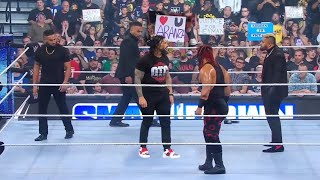 Smackdown highlights today Bloodline  Roman Vs Solo Sikoa fight [upl. by Leunam]