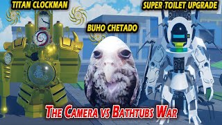 Desbloqueamos a los PERSONAJES MAS CHETADOS y al BUHO MEJORADO en The Camera vs Bathtubs War [upl. by Esyle656]