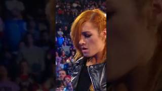 Lacey Evans attacks Becky Lynch from behind beckylynch laceyevans smackdown wwe [upl. by Jenilee]