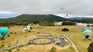 Hot Air Balloon Flight during Canberra Balloon Spectacular  What an awesome experience Mar 24 [upl. by Howes]