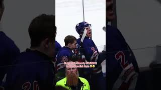 Rutger McGroarty taunts Swedish fans from the penalty box before winning gold ☠️🤣 [upl. by Argella]