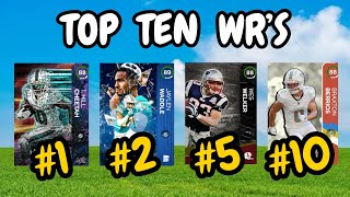 The Top 10 Wide Receivers in Madden 25 Updated [upl. by Krishnah]