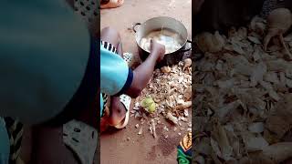 Peel sweet potatoes with me farming food cooking [upl. by Ranita868]