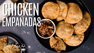 Dominican Style Chicken Empanadas  Pastelitos de Pollo  Chef Zee Cooks [upl. by Einnaf947]