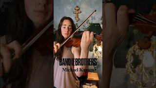 Band of Brothers Theme with Violin bandofbrothers michaelkamen [upl. by Rinna]