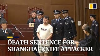 Death sentence for Shanghai primary school knife attacker [upl. by Frayne]