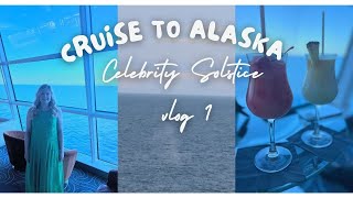 Celebrity Solstice Alaska Cruise 2023  Embarkation and sea day [upl. by Nnyledam337]