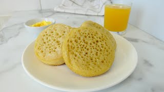 How to make British Crumpets  traditional English crumpets [upl. by Stimson]