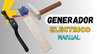 Como Hacer Un INCREÍBLE GENERADOR ELECTRICO MANUAL⚡  Como Lo Hice Inventor [upl. by Nnywg664]