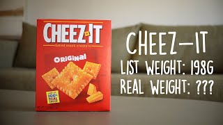 CheezIts Does the Weight Match the Box [upl. by Akitan]