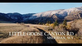 Little Goose Canyon Rd Sheridan WY [upl. by Milburr392]