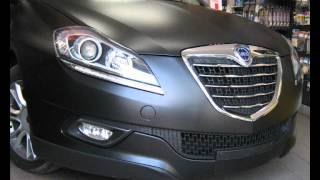 RIVESTIMENTO LANCIA DELTA NERO OPACO TETTO NERO LUCIDO CAR WRAPPING [upl. by Uno]