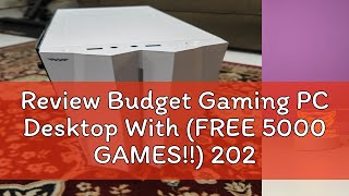 Review Budget Gaming PC Desktop With FREE 5000 GAMES 2024 with Intel Ryzen RTX High Spec Moni [upl. by Willet]