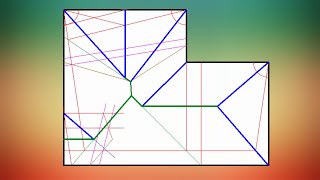 Design of roofs with eaves at a constant height constant slope and dividing  44 [upl. by Calv388]