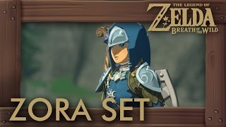 Zelda Breath of the Wild  Zora Armor Set Location [upl. by Jard]