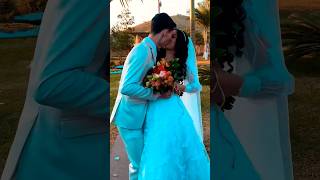 couple love trending shorts viral wedding  beautiful kiss lyrics happy [upl. by Miun]