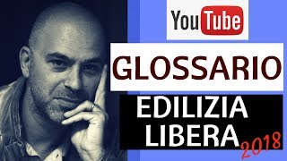 Lavori in casa senza permessi e Glossario edilizia libera  parte 22 [upl. by Alyahs]