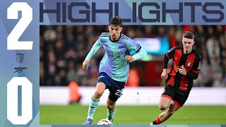 HIGHLIGHTS  Bournemouth vs Arsenal 20  Premier League [upl. by Koosis]