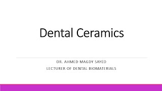 Dental Ceramics Dental Biomaterials [upl. by Netsrijk]