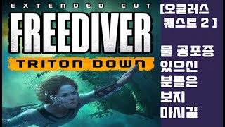 VR GAME 오큘러스 퀘스트2 프리다이버 FREEDIVER TRITON DOWN [upl. by Otrebcire809]