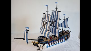 Lego Moc Imperial Flagship speed build [upl. by Ynabe]