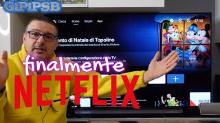 finalmente NETFLIX ufficiale sul Decoder Digitale Terreste DVBT2 Telesystem UP T2 4K AndroidTV 12 [upl. by Spillar67]