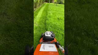 Stihl mower Lawn stripes 🤩🤩Stihl lawnstripes lushgrass [upl. by Herr]