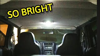 Making The Jeep Cherokee XJ Interior Feel More Modern Just By Using LED Lights [upl. by Inilahs]