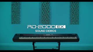 Roland RD 2000 EX Stage Piano サウンドデモ [upl. by Adebayo]