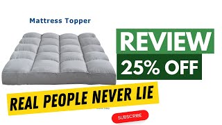 Lovette 4quot Mattress Topper Review  Alwyn Home  Wayfair  Real People Never LIE  Habib655 Dawyen [upl. by Elyak]