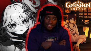 New GENSHIN IMPACT Fan Reacts to EVERY Character And Story TEASERS [upl. by Aikit]