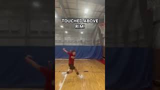 How to touch above rim and get vertical higher shortsvideo basketball shorts freemotion [upl. by Norita489]