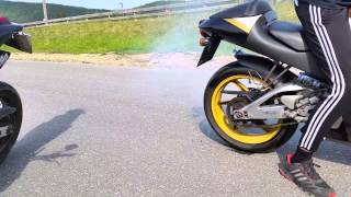 Aprilia rs with italkit 140cc [upl. by Adeys]