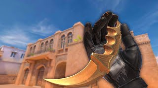 Novo item no inventário finalmente  KARAMBIT Gold [upl. by Yeslrahc46]