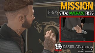 Mission  The Cayo Perico Heist  Steal madrazo files  GTA V Online [upl. by Stepha]