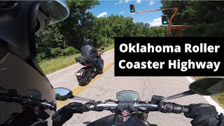 Oklahomas Motorcycle Roller Coaster Highway plus Pensacola Dam [upl. by Eeryt]