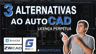 ✅ 3 ALTERNATIVAS AO AUTOCAD [upl. by Llenyaj]