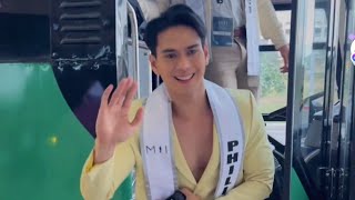 JUST IN MISTER INTERNATIONAL 2024 PHILIPPINES MARVIN DIAMANTE LOOKS RELAX AND READY FOR THE CROWN [upl. by Hniht]