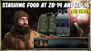 STASHING ISKRA MRE  WATER ZB14 ZB16  ESCAPE FROM TARKOV  JAEGER THE SURVIVALIST PATH THRIFTY [upl. by Lebasiram21]