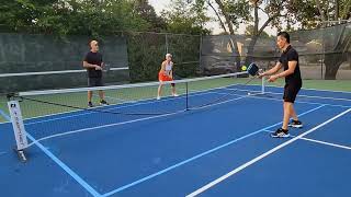 Pickleball practice drills Resets Volleys and Speedups July 20th [upl. by Sirdna552]