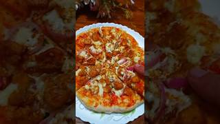 Instant pizza recipe without oven🥰🥰 homemade pizza recipepizza youtubeshorts shorts viralshorts [upl. by Trant]