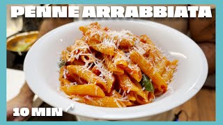 Authentic Italian Penne Arrabiata in 10 mins [upl. by Sill]