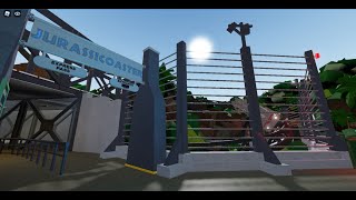 universal studios Jurassicoaster Velocicoaster full ride Roblox [upl. by Cuttler227]