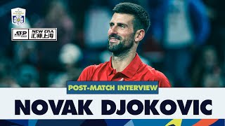 quotA Part Of Me Left With Themquot  Novak Djokovic Reflects On Mensik Match amp Nadals Retirement [upl. by Krantz]