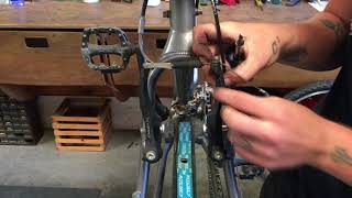 How to Adjust VBrakes  Bike Kitchen [upl. by Aivirt444]