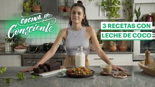 Tres recetas con leche de coco  Cocina Consciente  Tastemade [upl. by Ynhoj328]